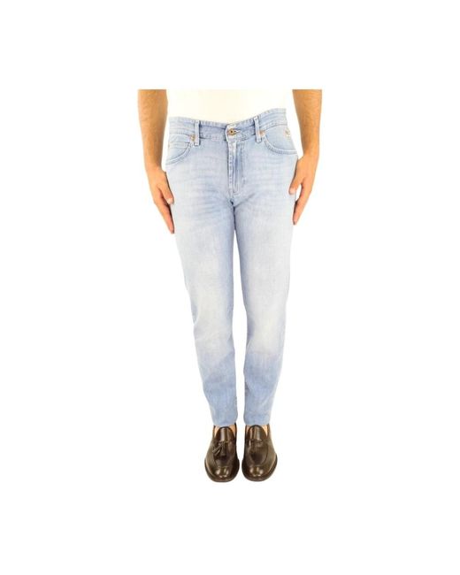 Roy Rogers Denim reißverschluss jeans in Blue für Herren