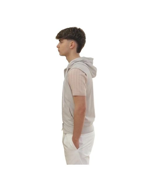 Vests Barba Napoli de hombre de color Gray
