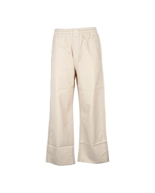 Sunnei Natural Wide Trousers for men
