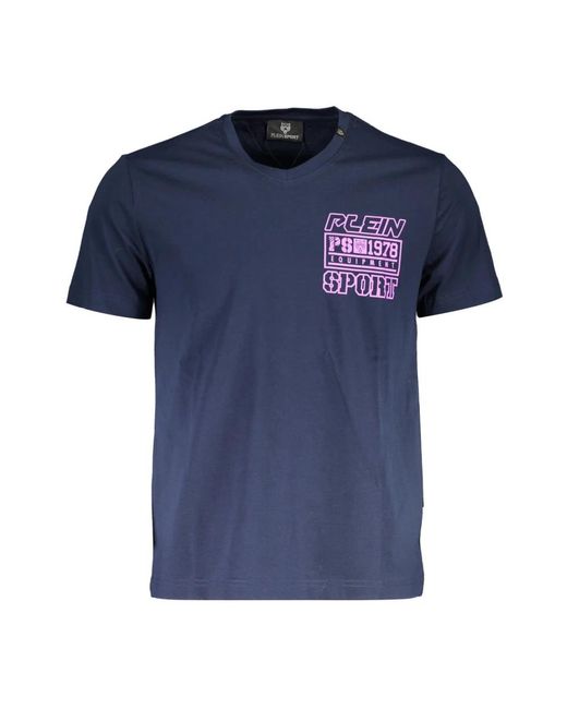 Philipp Plein Blue T-Shirts for men