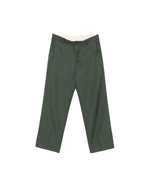 Nine:inthe:morning Green Suit Trousers for men