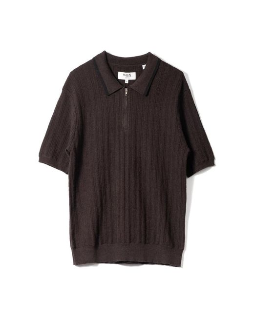 Wax London Black V-Neck Knitwear for men