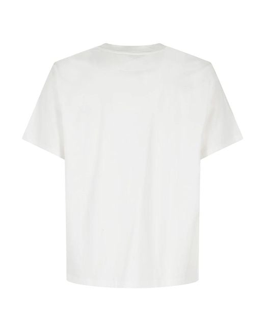 MM6 by Maison Margiela White T-Shirts for men