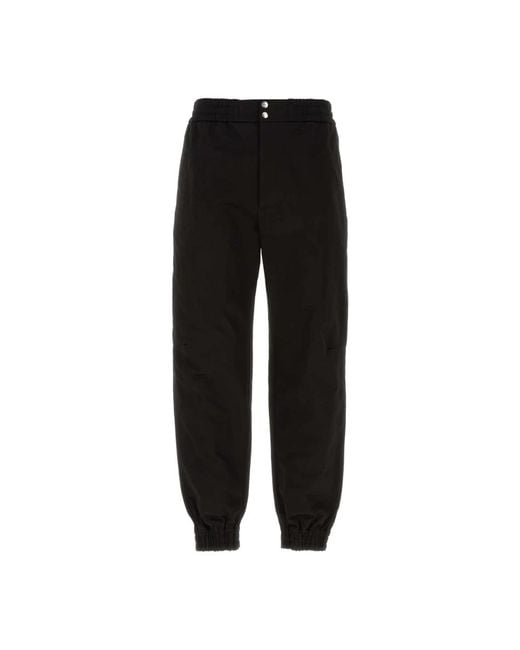 McQueen Black Sweatpants for men