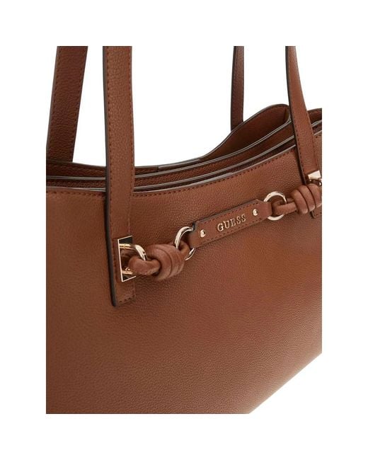Guess Brown Shopping Bags