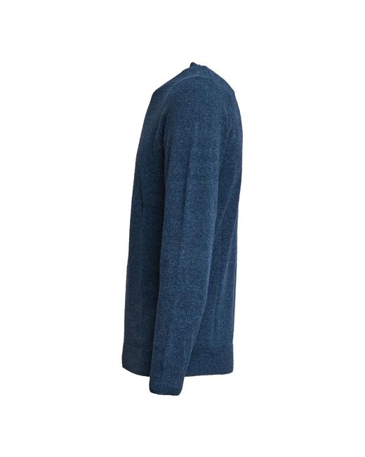 Zanone Blue Round-Neck Knitwear for men