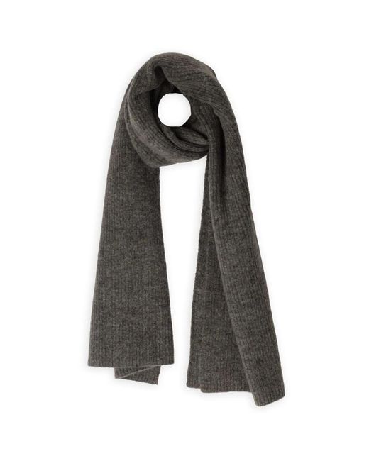 SELECTED Accessoires ,Grijs ,Grijze Gebreide Sjaal in het Gray