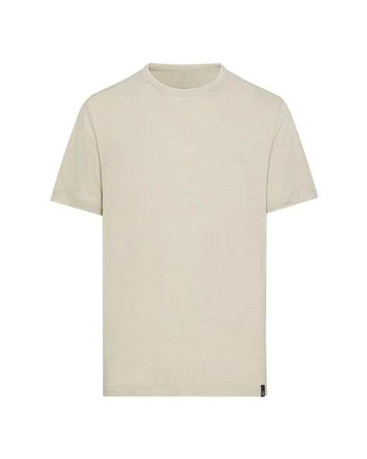 Boggi T-shirt aus stretch-leinen-jersey,t-shirt aus stretch-leinenjersey in White für Herren
