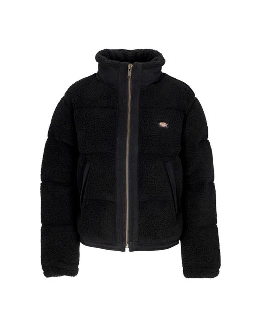 Dickies Black Mount Hope Puffer W Teddy Bear