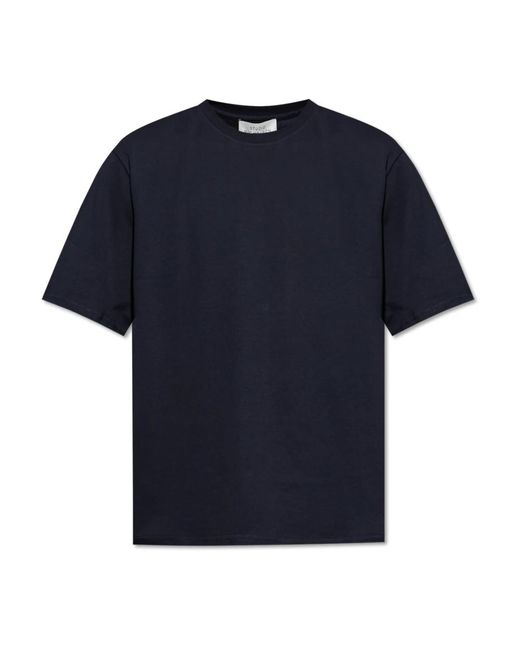 Studio Nicholson Tops ,Blauw ,Katoen T-Shirt Bric in het Blue voor heren
