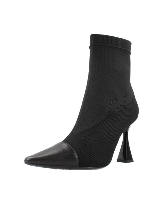 Karl Lagerfeld Heeled Boots in het Black
