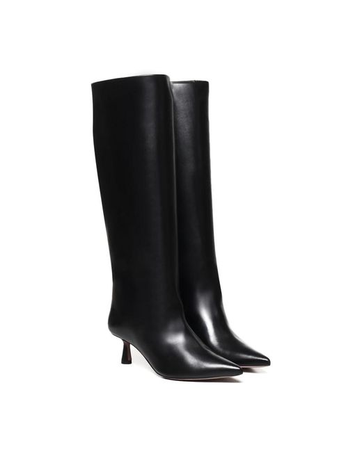 Giuliano Galiano Black Heeled Boots
