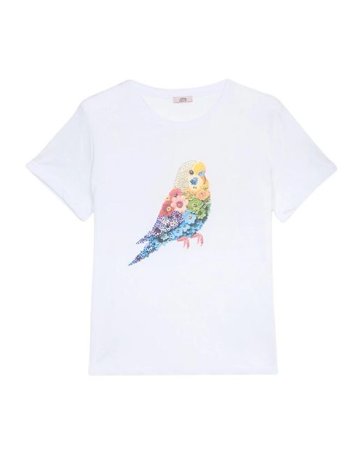 T-Shirts Oltre de color White