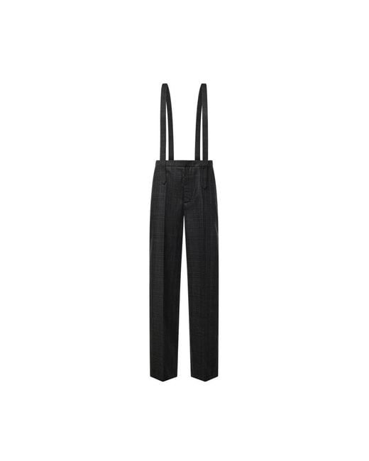 Dondup Black Wide Trousers