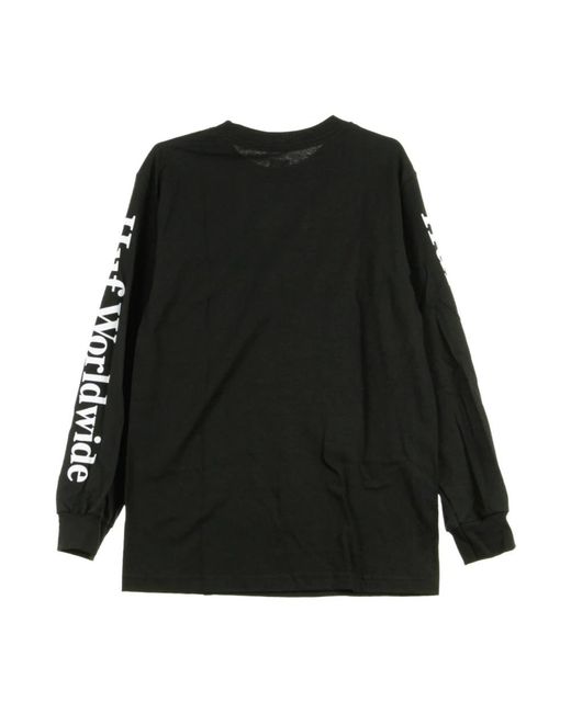 Huf Black Long Sleeve Tops for men