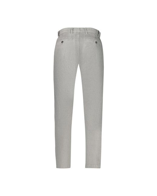 North Sails Gray Slim-Fit Trousers for men
