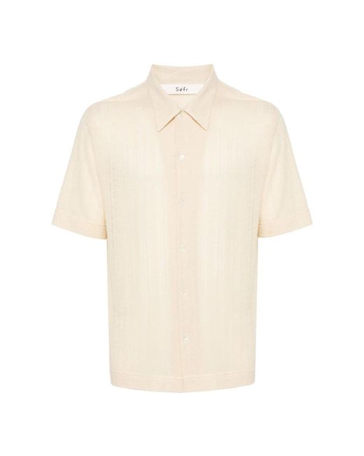 Séfr Natural Short Sleeve Shirts for men