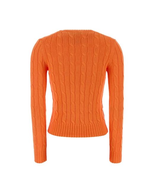 Polo Ralph Lauren Orange Round-Neck Knitwear