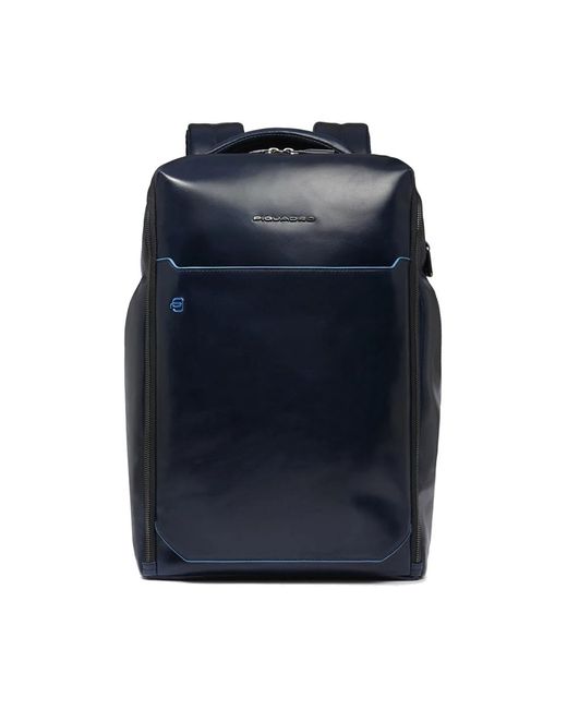 Piquadro Personalisierbarer Laptop-Rucksack 15,6" in Blue für Herren