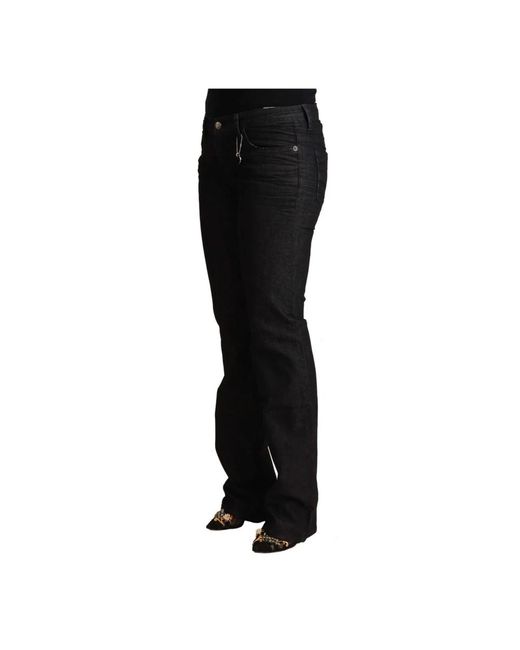 CoSTUME NATIONAL Black Schwarze low waist skinny denim jeans