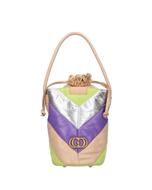 La Carrie Purple Bucket Bags