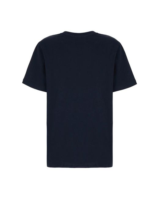 A.P.C. Tops ,Blauw ,Katoen Katoenen T-Shirt in het Blue
