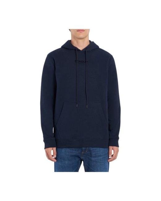 Dondup Blue Hoodies for men