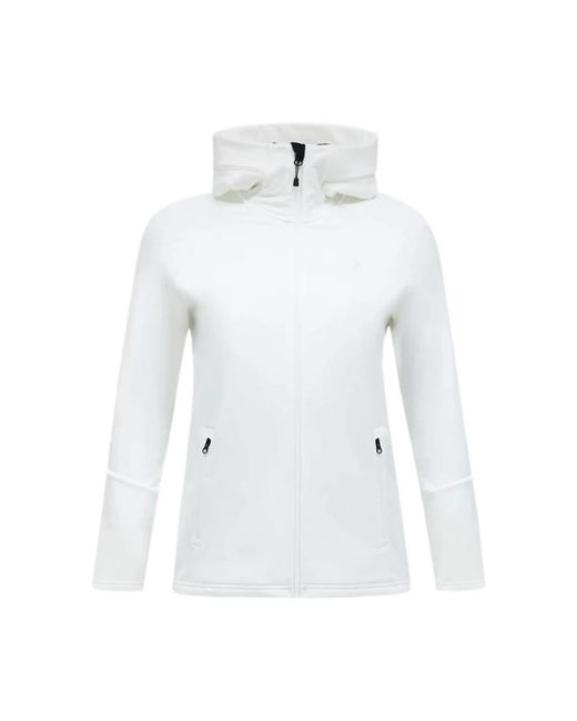 Long Sleeve Training Tops Peak Performance de color White
