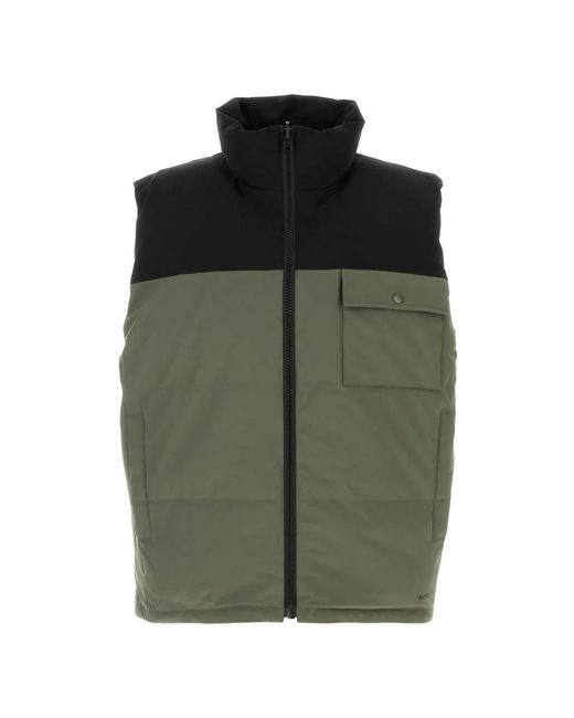 A.P.C. Green Waistcoats for men