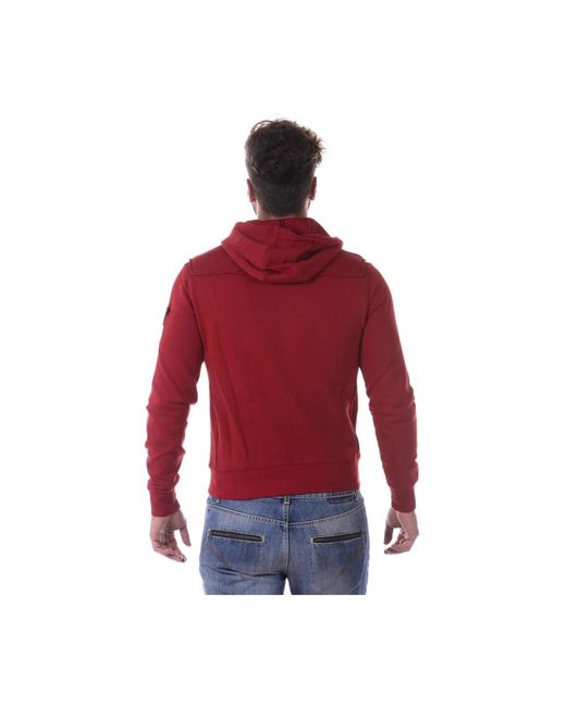 Armani Jeans Red Zip-Throughs for men