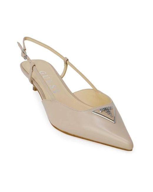 Guess White Pumps