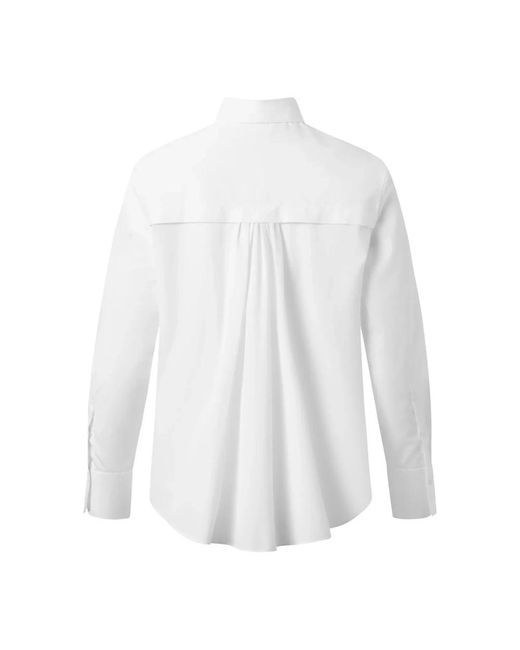 Windsor. Longsleeve Shirts in het White