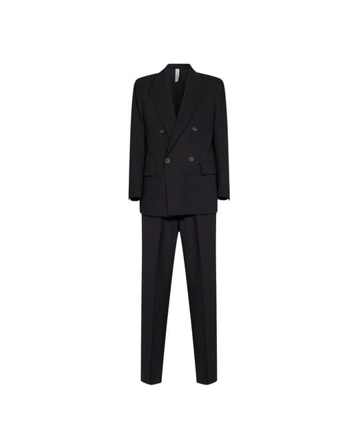 Hevò Black Double Breasted Suits for men