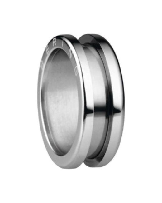 Bering Metallic Schicker Edelstahl Damenring