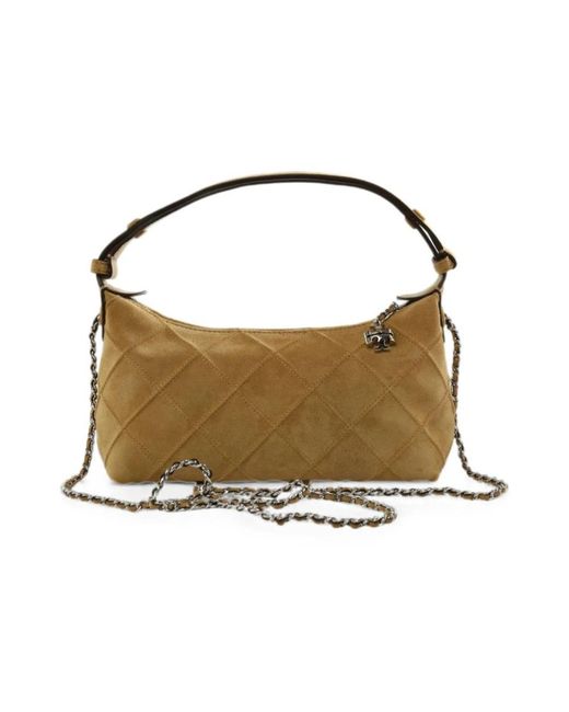 Handbags di Tory Burch in Metallic