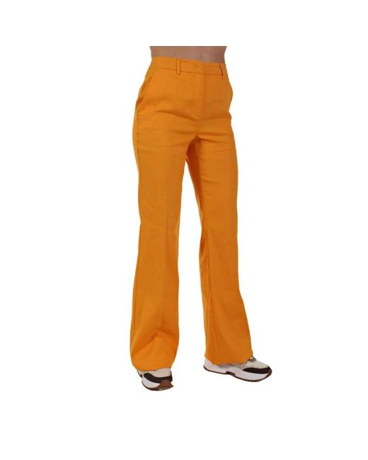 Marella Orange Wide Trousers