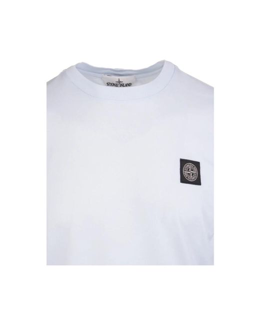 Stone Island Kurzarm t-shirt 24113 in White für Herren