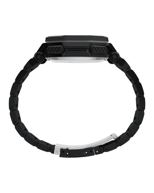 Timex Accessoires ,Zwart ,Kracht Colossus Horloge in het Black voor heren