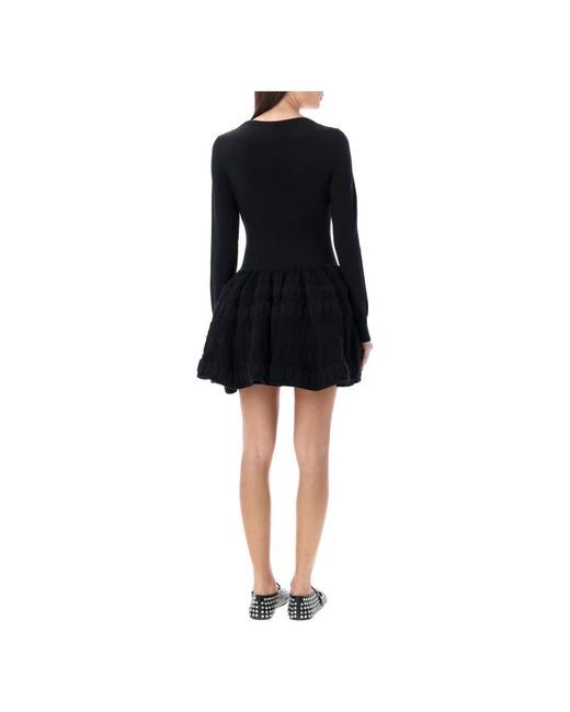Alaïa Black Short Dresses