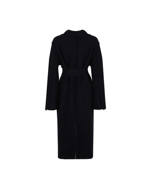 Max Mara Black Belted Coats