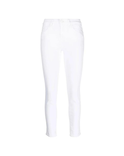 Olivia slim high waist jeans Jacob Cohen de color White