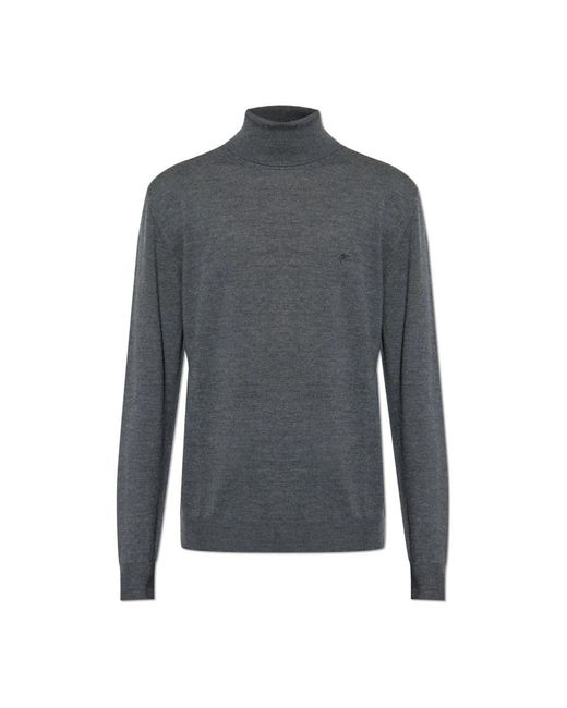 Etro Gray Turtlenecks for men