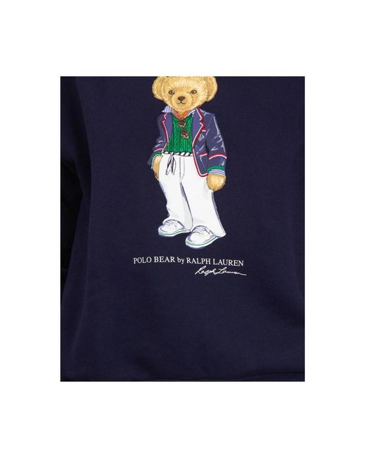 Polo Ralph Lauren Blue Riv bear langarm sweatshirt