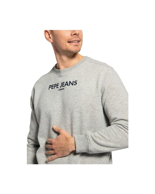 Pepe Jeans Gray Sweatshirts for men