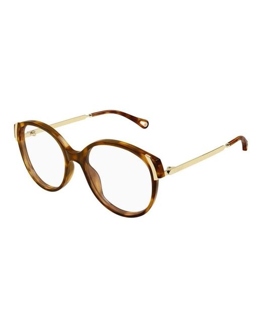 Chloé Brown Runde Brille