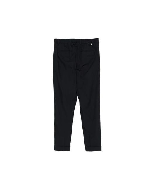 Low Brand Black Straight Trousers for men