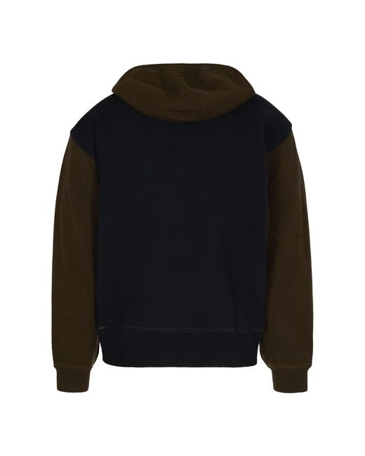 Emporio Armani Black Hoodies for men