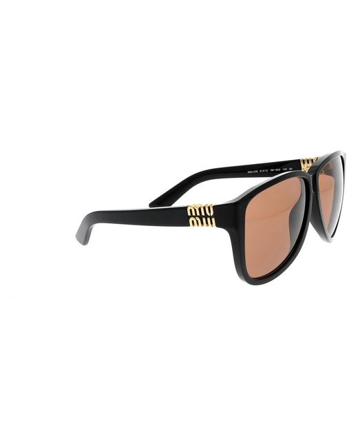 Miu Miu Brown Sunglasses