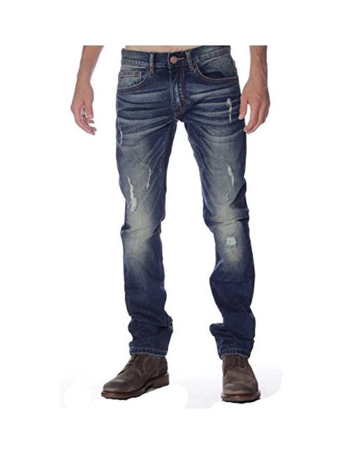Sun 68 Blue Slim-Fit Jeans for men