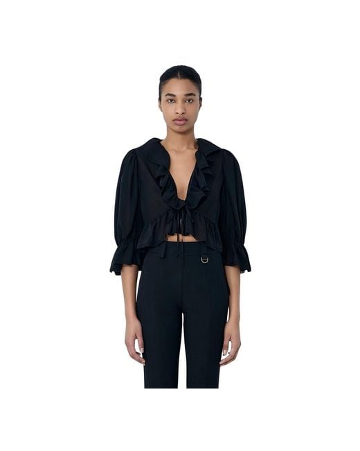 Chloé Black Blouses